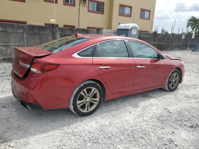 5NPE34AF6JH603997 - 2018 HYUNDAI SONATA SPORT Czerwony zdjęcie 3