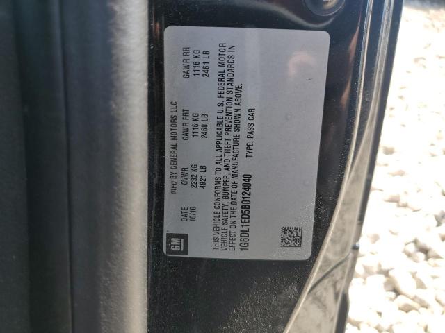 1G6DL1ED5B0124040 - 2011 CADILLAC CTS PERFORMANCE COLLECTION 黑色 照片 12