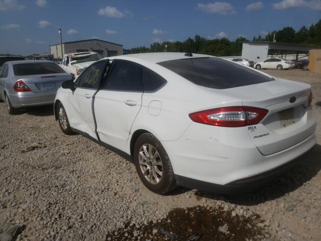 3FA6P0G79GR226949 - 2016 FORD FUSION S WHITE photo 3