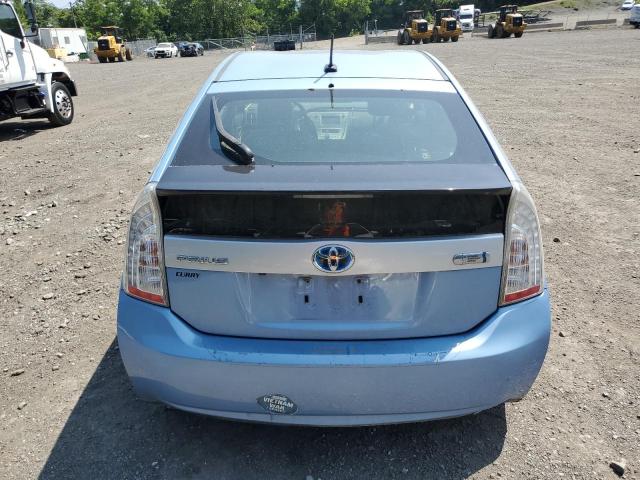 JTDKN3DP4C3010116 - 2012 TOYOTA PRIUS PLUG Mavi foto 6