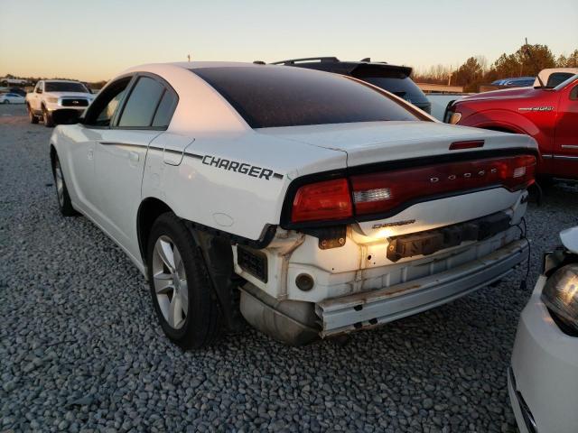 2C3CDXBG4CH211050 - 2012 DODGE CHARGER SE WHITE photo 3