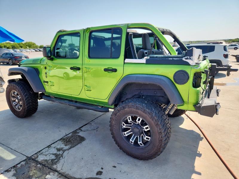 1C4HJXDG4JW259993 - 2018 JEEP WRANGLER U SPORT Yaşıl foto 2