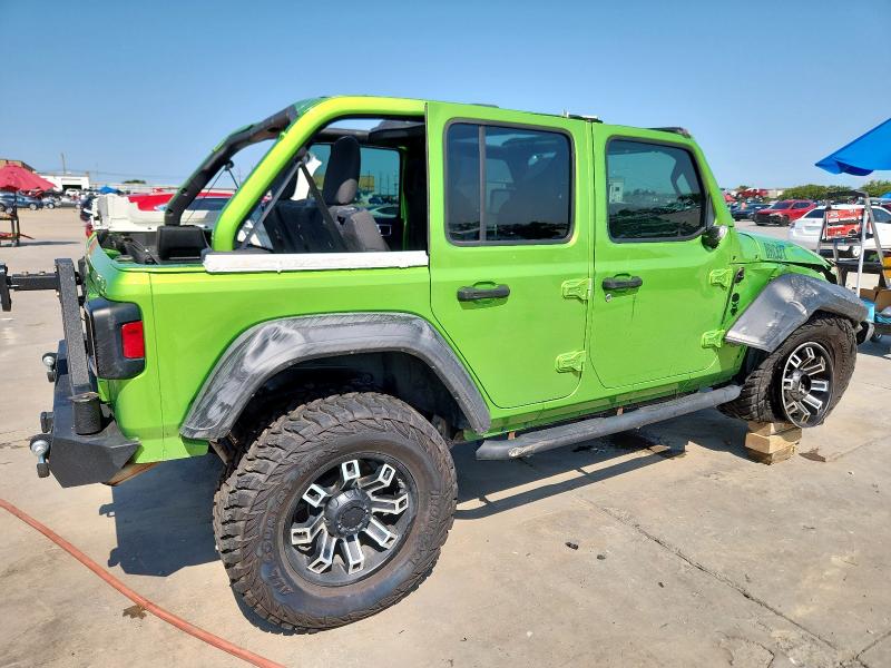 1C4HJXDG4JW259993 - 2018 JEEP WRANGLER U SPORT Yaşıl foto 3
