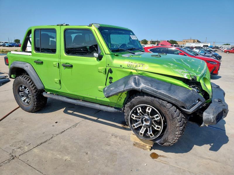 1C4HJXDG4JW259993 - 2018 JEEP WRANGLER U SPORT Yaşıl foto 4