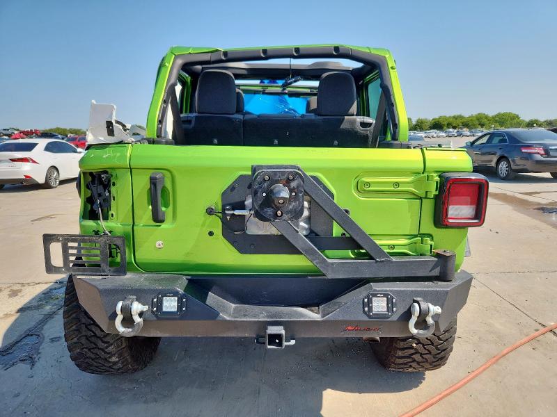 1C4HJXDG4JW259993 - 2018 JEEP WRANGLER U SPORT Yaşıl foto 6