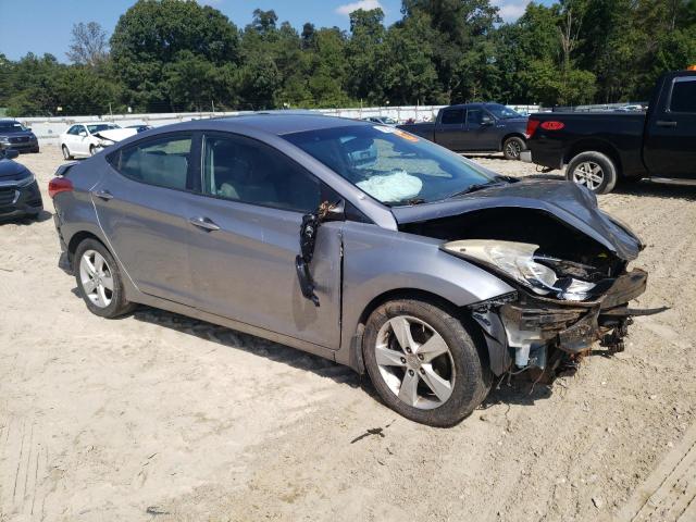 KMHDH4AEXCU312430 - 2012 HYUNDAI ELANTRA GLS SILVER photo 4