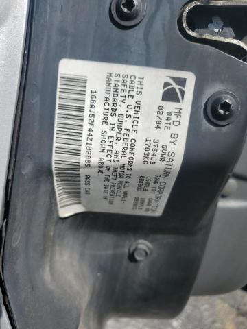 1G8AJ52F44Z182085 - 2004 SATURN ION LEVEL 2 SILVER photo 12