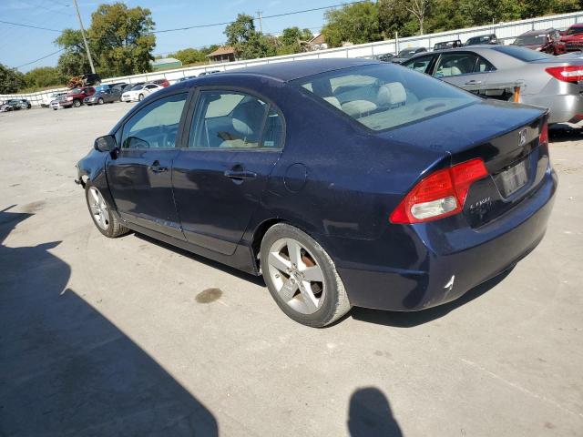 1HGFA16878L117693 - 2008 HONDA CIVIC EX BLUE photo 2