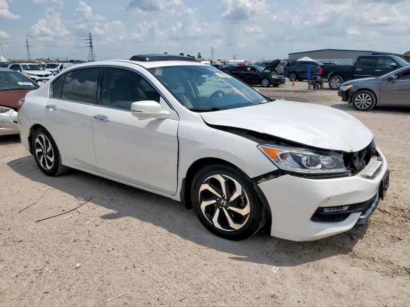 1HGCR3F04GA031852 - 2016 HONDA ACCORD EXL WHITE photo 4