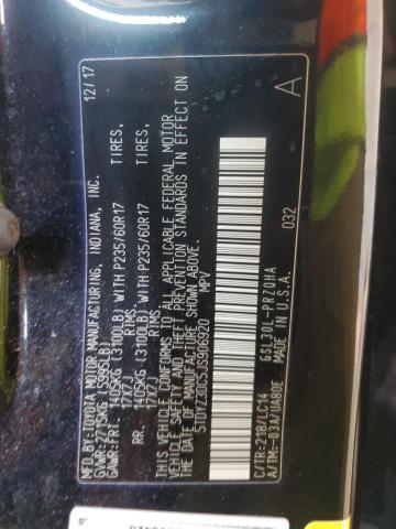 5TDYZ3DC5JS906920 - 2018 TOYOTA SIENNA XLE Черный фото 13