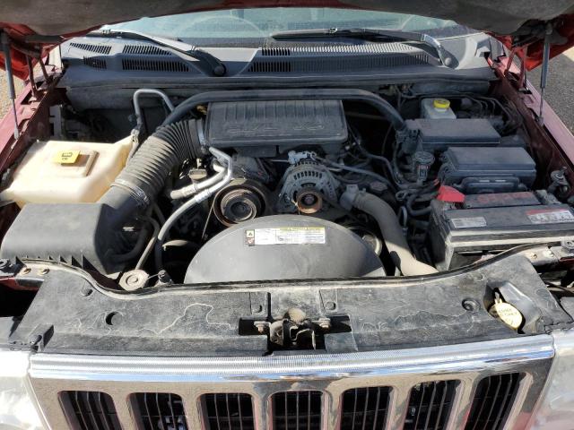 1J8HG48K58C154752 - 2008 JEEP COMMANDER SPORT წითელი ფოტო 12