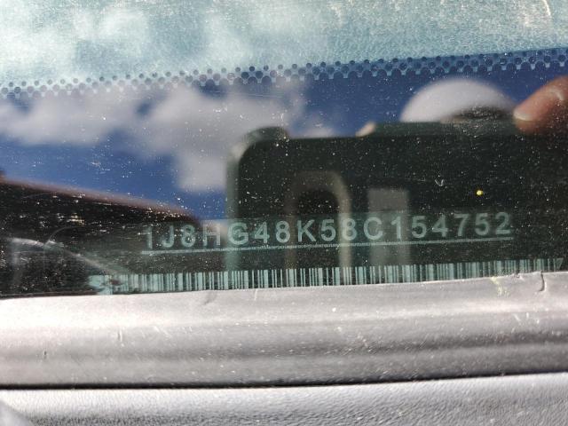 1J8HG48K58C154752 - 2008 JEEP COMMANDER SPORT წითელი ფოტო 13