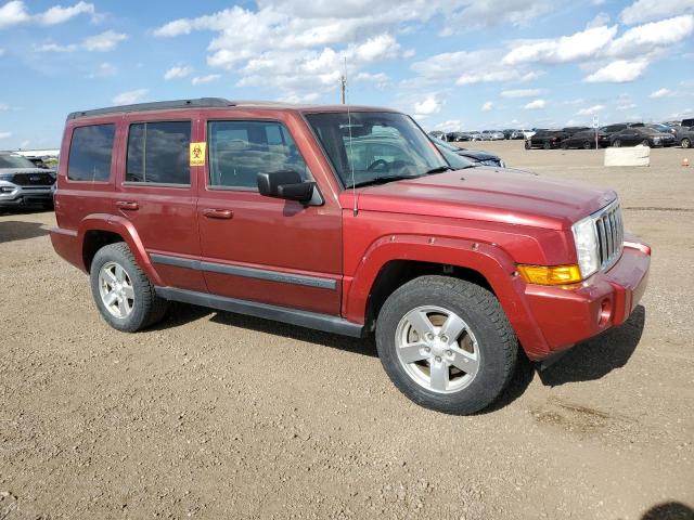 1J8HG48K58C154752 - 2008 JEEP COMMANDER SPORT წითელი ფოტო 4