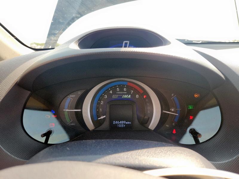 JHMZE2H77AS023804 - 2010 HONDA INSIGHT EX BLACK photo 9