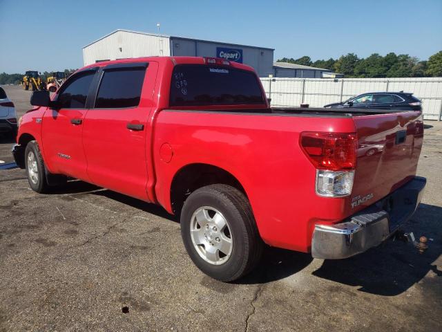 5TFEY5F11AX097603 - 2010 TOYOTA TUNDRA CREWMAX SR5 RED photo 2