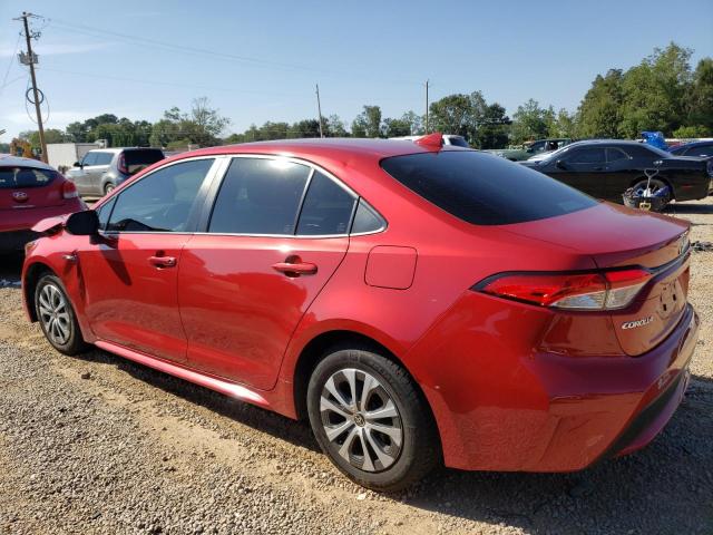 JTDEAMDE8MJ029343 - 2021 TOYOTA COROLLA LE MAROON photo 2