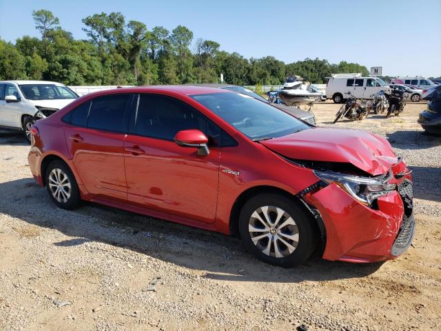 JTDEAMDE8MJ029343 - 2021 TOYOTA COROLLA LE MAROON photo 4