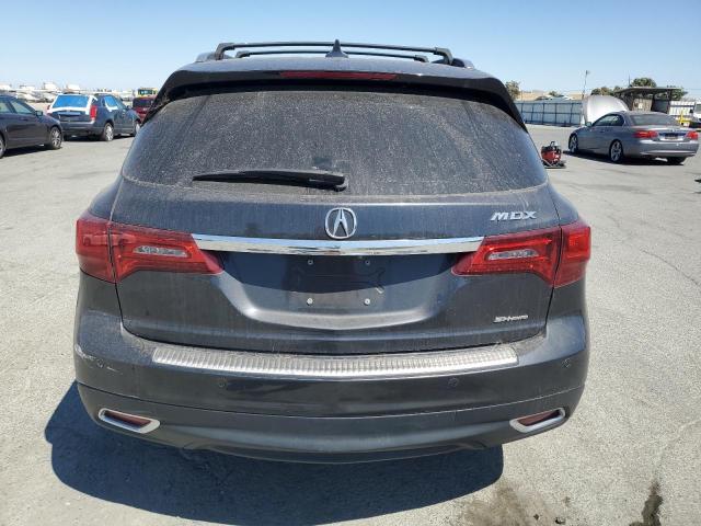 5FRYD4H90GB042258 - 2016 ACURA MDX ADVANCE GRAY photo 6