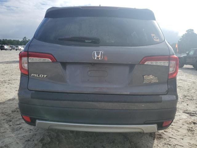 5FNYF5H45KB007410 - 2019 HONDA PILOT EXL GRAY photo 6