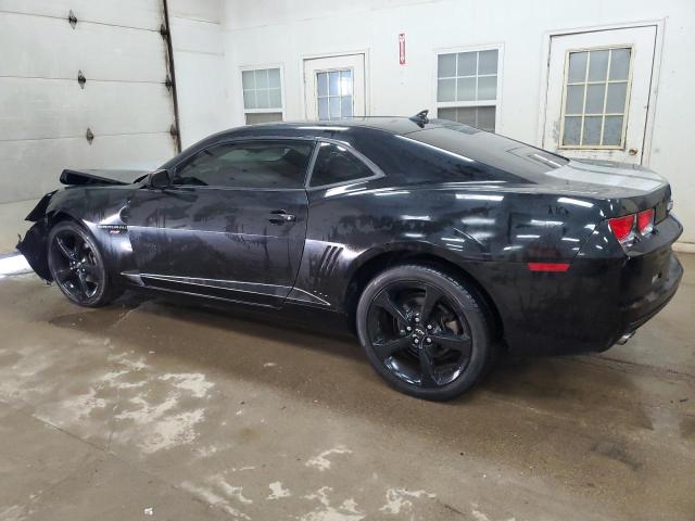 2G1FE1ED9B9101553 - 2011 CHEVROLET CAMARO LS BLACK photo 2