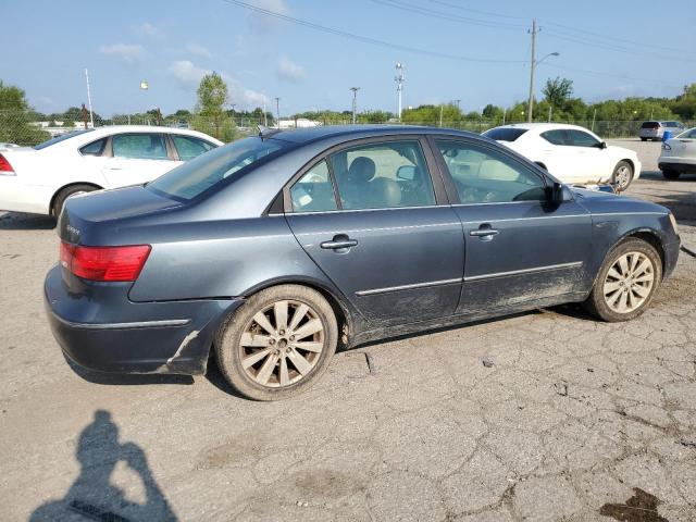 5NPEU46C49H407497 - 2009 HYUNDAI SONATA SE BLUE photo 3