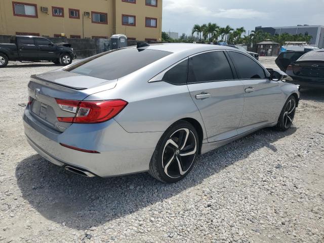 1HGCV1F3XNA085776 - 2022 HONDA ACCORD SPORT 银色 照片 3