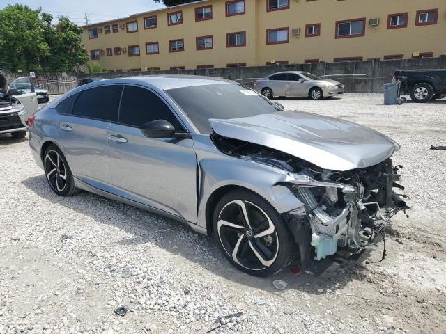 1HGCV1F3XNA085776 - 2022 HONDA ACCORD SPORT 银色 照片 4