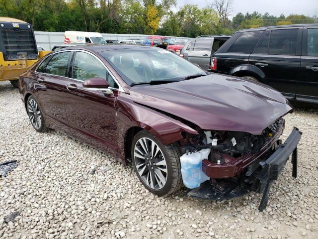 3LN6L5MU0JR607718 - 2018 LINCOLN MKZ HYBRID RESERVE BURGUNDY photo 4