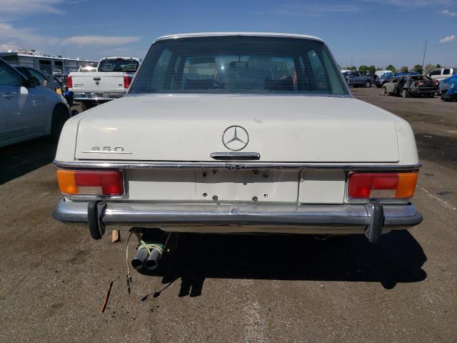 11401112009616 - 1972 MERCEDES-BENZ 250 WHITE photo 6