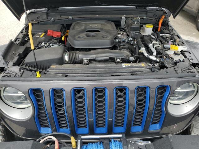 1C4JJXP64NW274472 - 2022 JEEP WRANGLER U SAHARA 4XE GRAY photo 11