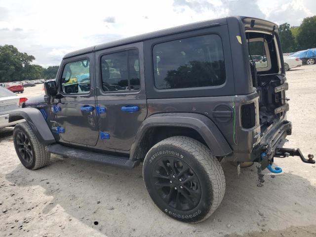 1C4JJXP64NW274472 - 2022 JEEP WRANGLER U SAHARA 4XE GRAY photo 2