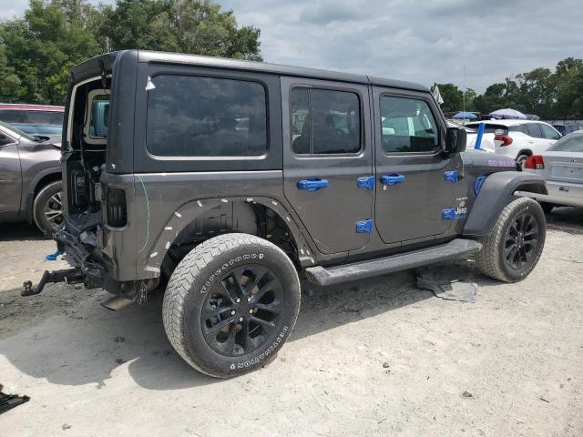 1C4JJXP64NW274472 - 2022 JEEP WRANGLER U SAHARA 4XE GRAY photo 3