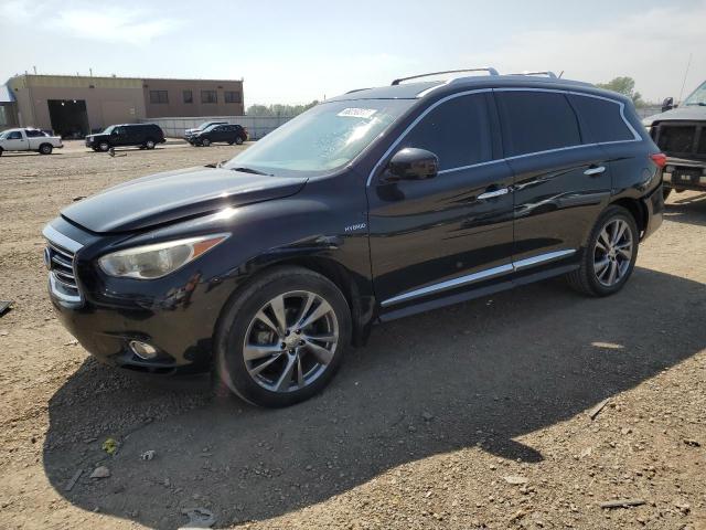 5N1CL0MM2EC546169 - 2014 INFINITI QX60 HYBRID BLACK photo 1