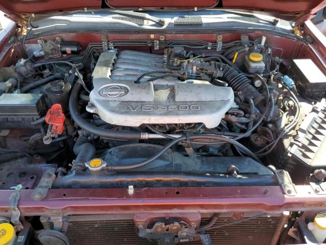 JN8DR07X21W506104 - 2001 NISSAN PATHFINDER LE BURGUNDY photo 12