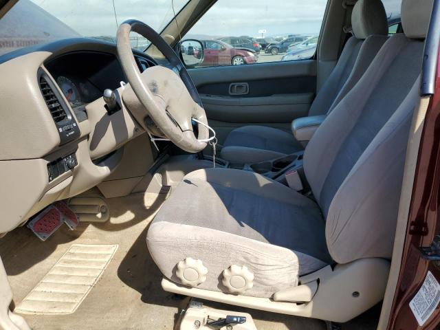 JN8DR07X21W506104 - 2001 NISSAN PATHFINDER LE BURGUNDY photo 7