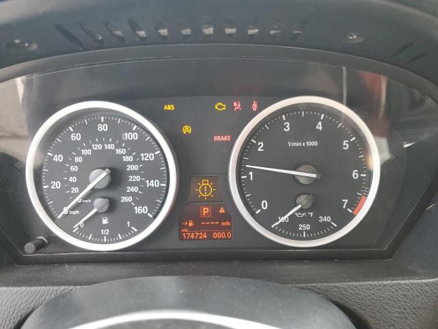 5UXFG83589LZ93821 - 2009 BMW X6 BLACK photo 9