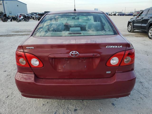 1NXBR32E47Z786344 - 2007 TOYOTA COROLLA CE RED photo 6