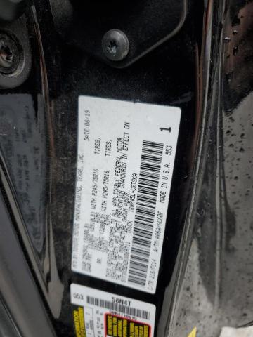 5TFSX5EN2KX069711 - 2019 TOYOTA TACOMA ACCESS CAB Noir photo 12