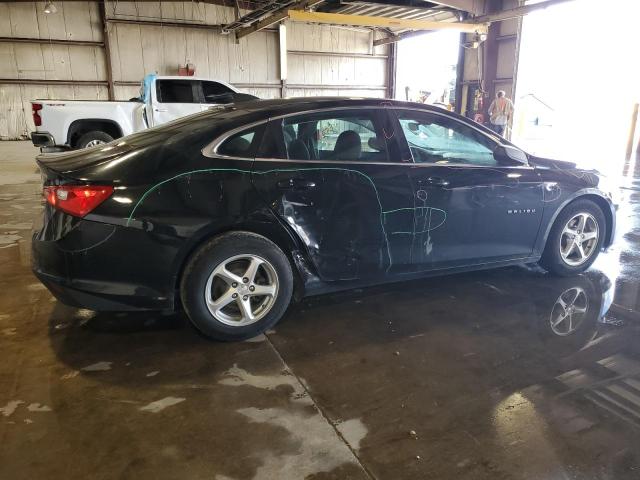 1G1ZB5ST9HF187312 - 2017 CHEVROLET MALIBU LS Czarny zdjęcie 3