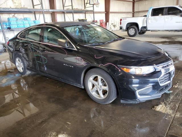 1G1ZB5ST9HF187312 - 2017 CHEVROLET MALIBU LS Czarny zdjęcie 4
