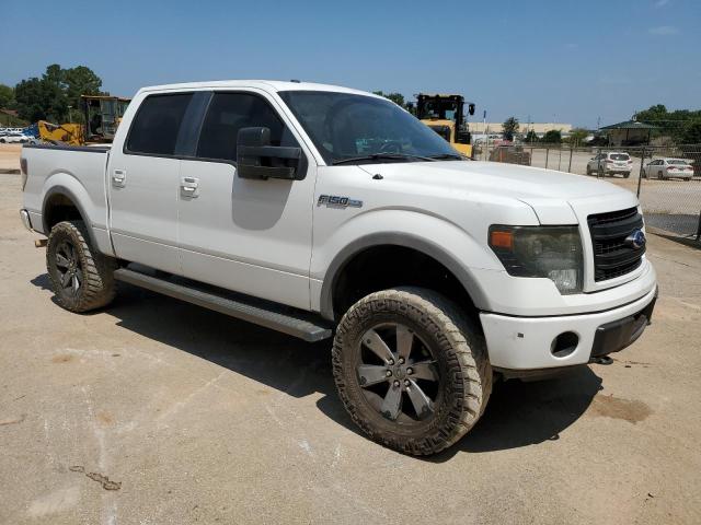 1FTFW1ET1EKD23163 - 2014 FORD F150 SUPERCREW WHITE photo 4