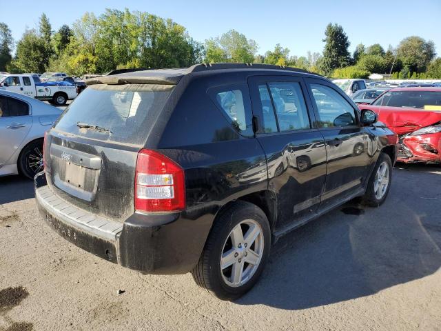 1J8FT47W07D181406 - 2007 JEEP COMPASS BLACK photo 3