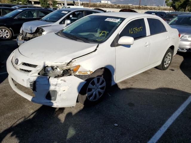 5YFBU4EE6DP214088 - 2013 TOYOTA COROLLA BASE WHITE photo 1