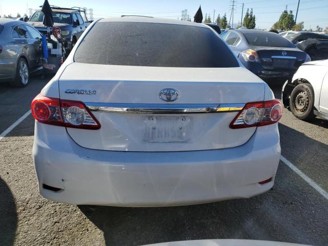 5YFBU4EE6DP214088 - 2013 TOYOTA COROLLA BASE WHITE photo 6