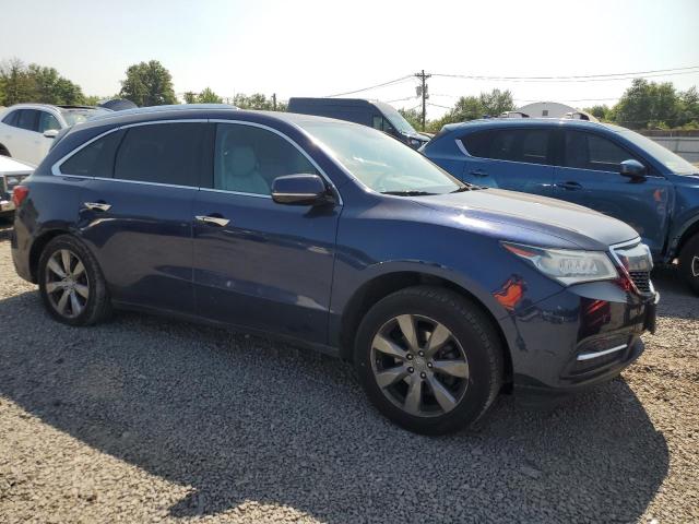 5FRYD4H82EB047241 - 2014 ACURA MDX ADVANCE 蓝色 照片 4