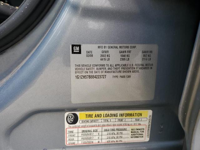 1G1ZH57B884223727 - 2008 CHEVROLET MALIBU 1LT 蓝色 照片 12