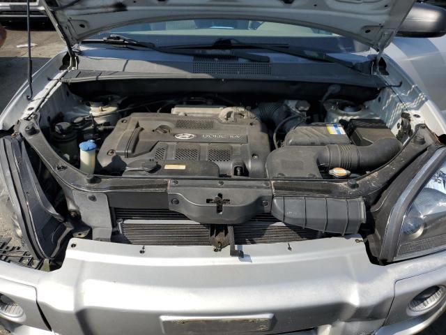 KM8JM12B28U706917 - 2008 HYUNDAI TUCSON GLS ვერცხლისფერი ფოტო 12