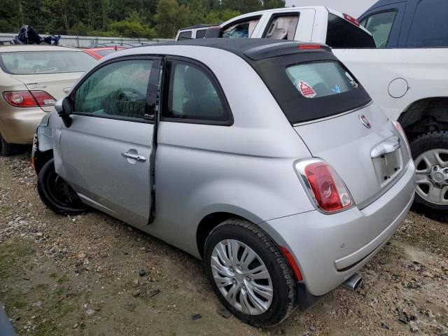 3C3CFFDR9CT366753 - 2012 FIAT 500 POP SILVER photo 2