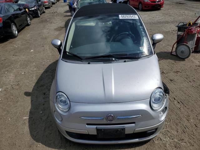 3C3CFFDR9CT366753 - 2012 FIAT 500 POP SILVER photo 5