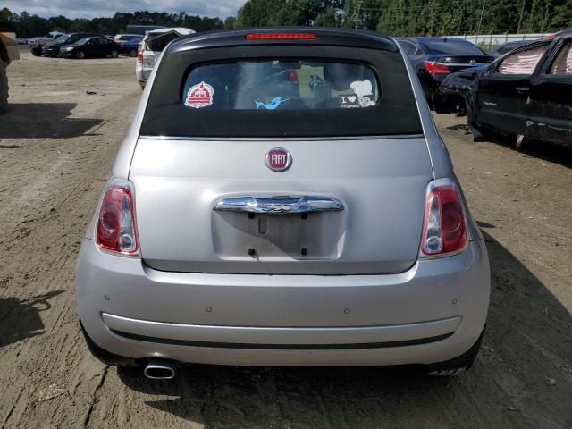 3C3CFFDR9CT366753 - 2012 FIAT 500 POP SILVER photo 6